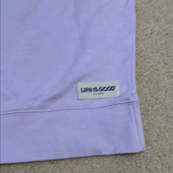 Life is Good Purple Sweatshirt - Picture 4 of 6